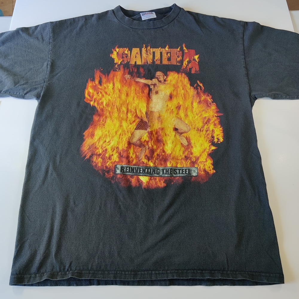 Vintage 2000 Pantera Reinventing The Steel Album T-shirt